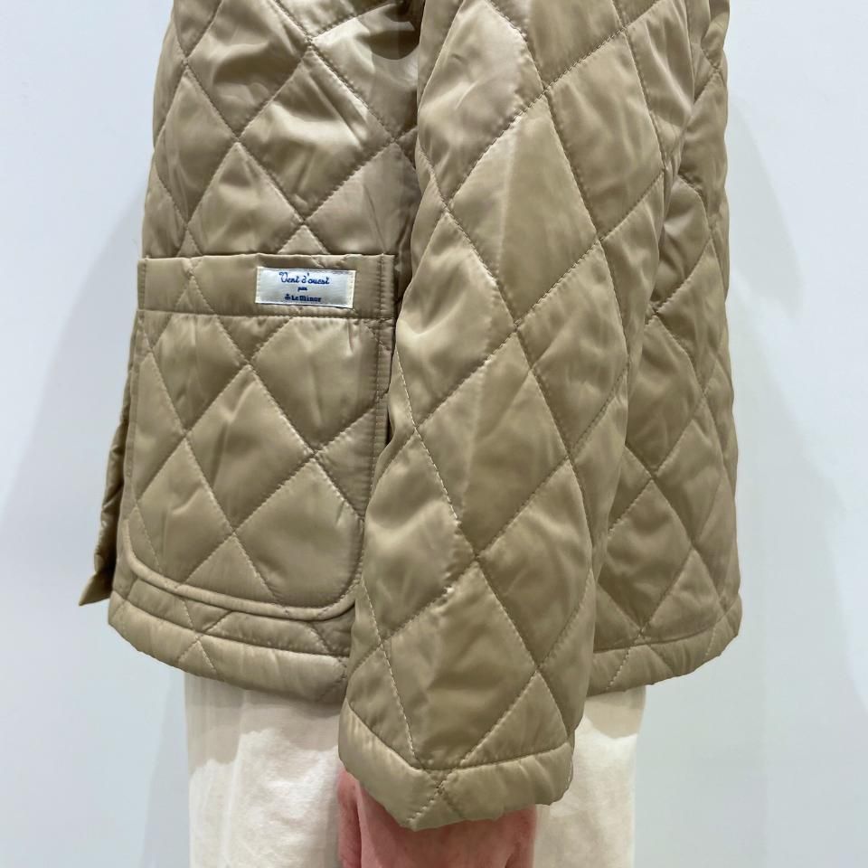 Le minor - 高密度タフタ リバティキルティングジャケット(EL35301)