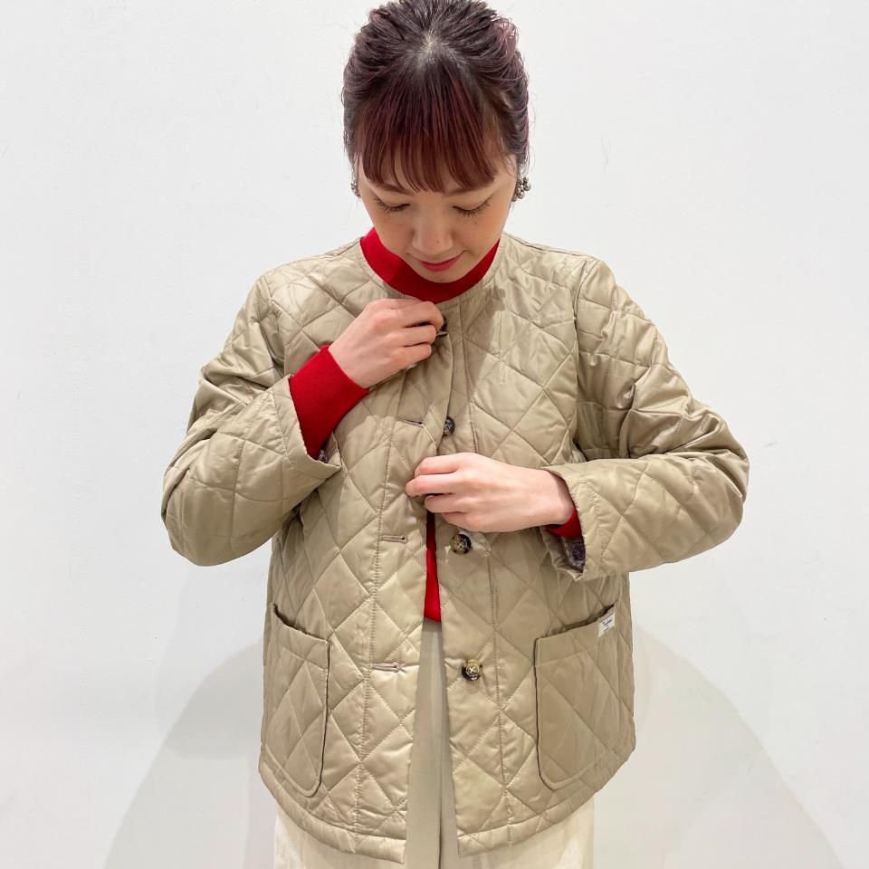 Le minor - 高密度タフタ リバティキルティングジャケット(EL35301)