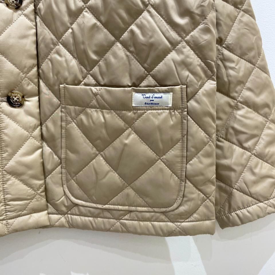 Le minor - 高密度タフタ リバティキルティングジャケット(EL35301)