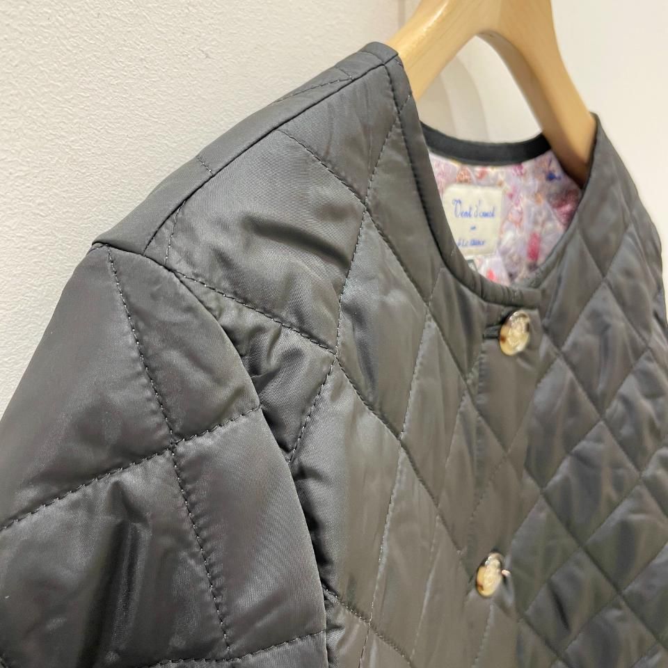 Le minor - 高密度タフタ リバティキルティングジャケット(EL35301)