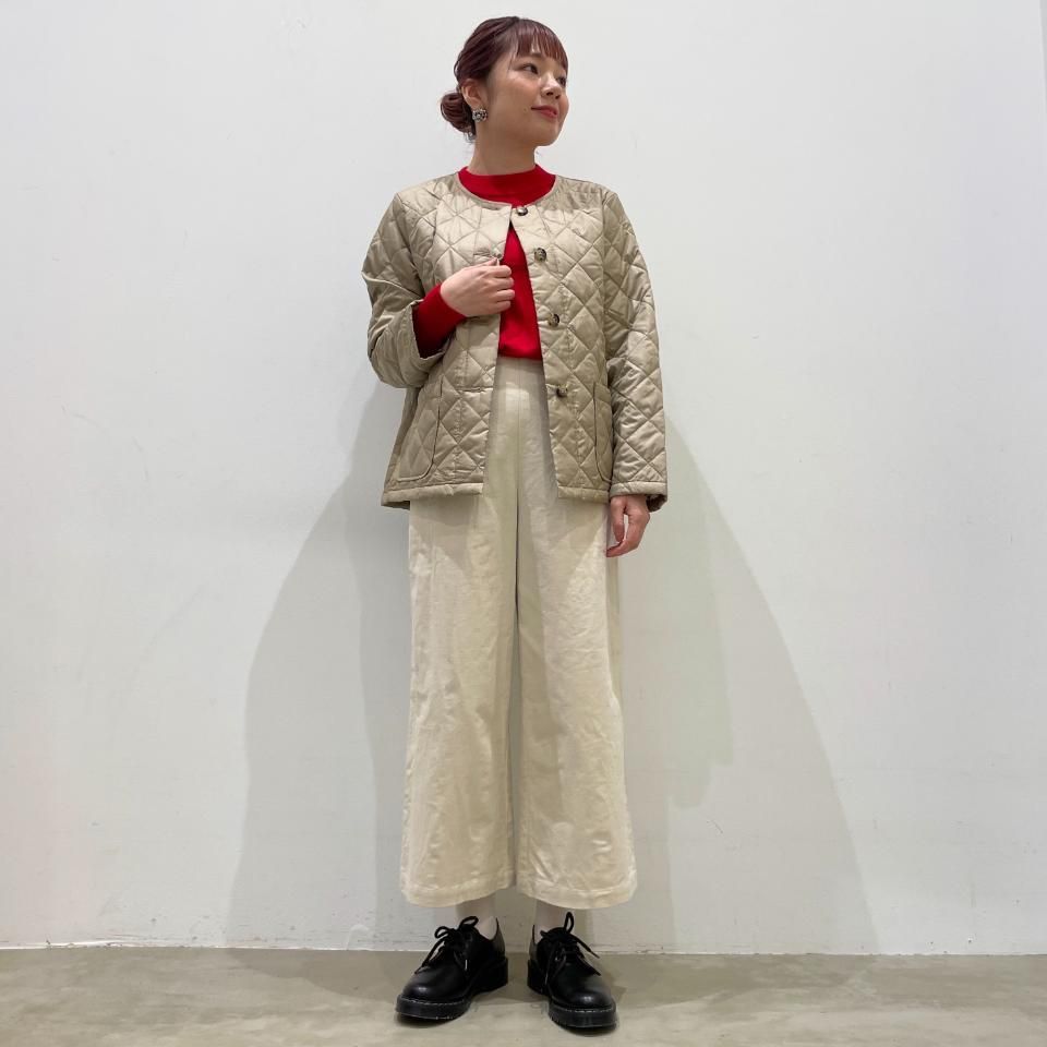 Le minor - 高密度タフタ リバティキルティングジャケット(EL35301)