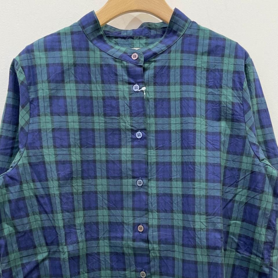 Parkes - タータンチェックスタンドカラーシャツ（PN2232004） - Sheth