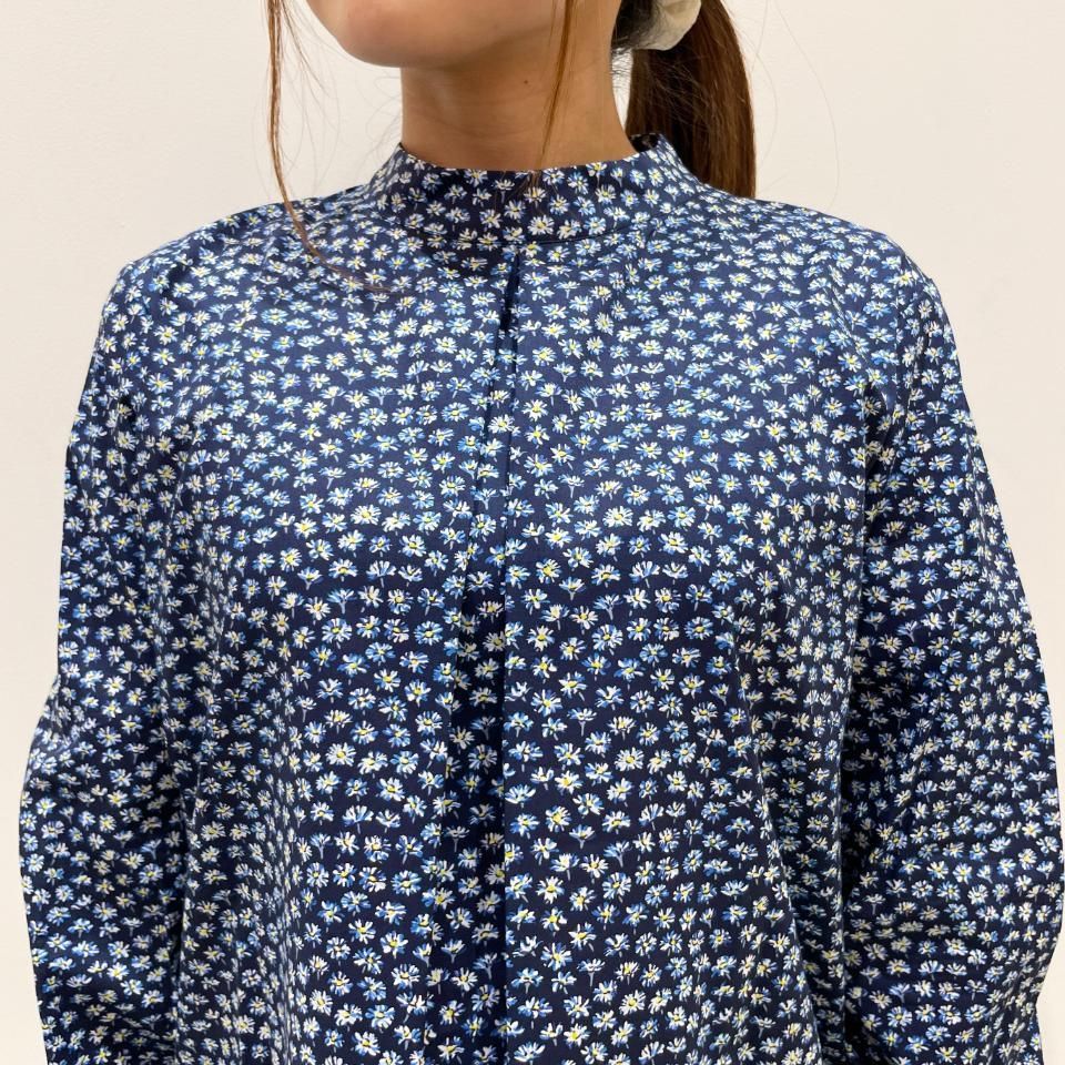 極美品 Parkes リバティ柄【リビー】長袖ブラウス 日本製 M LIBERTY. リバティ ブラウス 長袖 花柄 リバティプリント ボタン