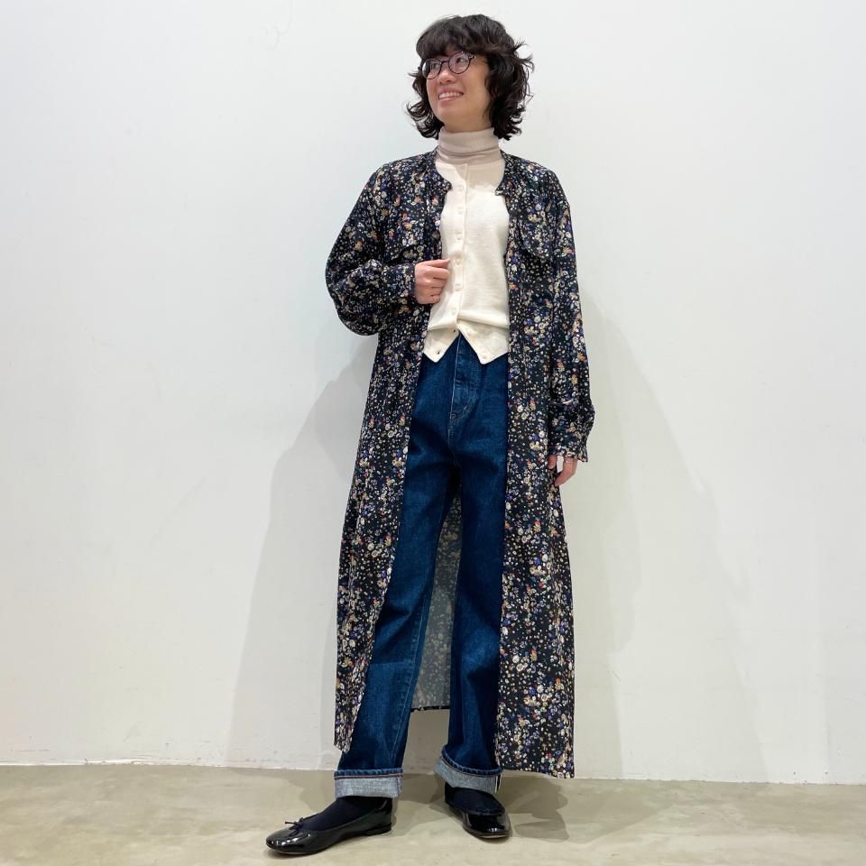 sheller フラワー　ワンピース lelill - フラワーシャツワンピース（12350628） - Sheth Online