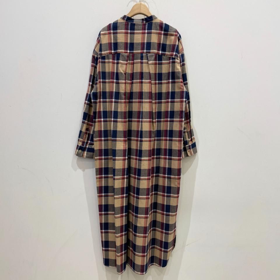 Le minor - ネルチェックシャツワンピース（EL31103) - Sheth Online