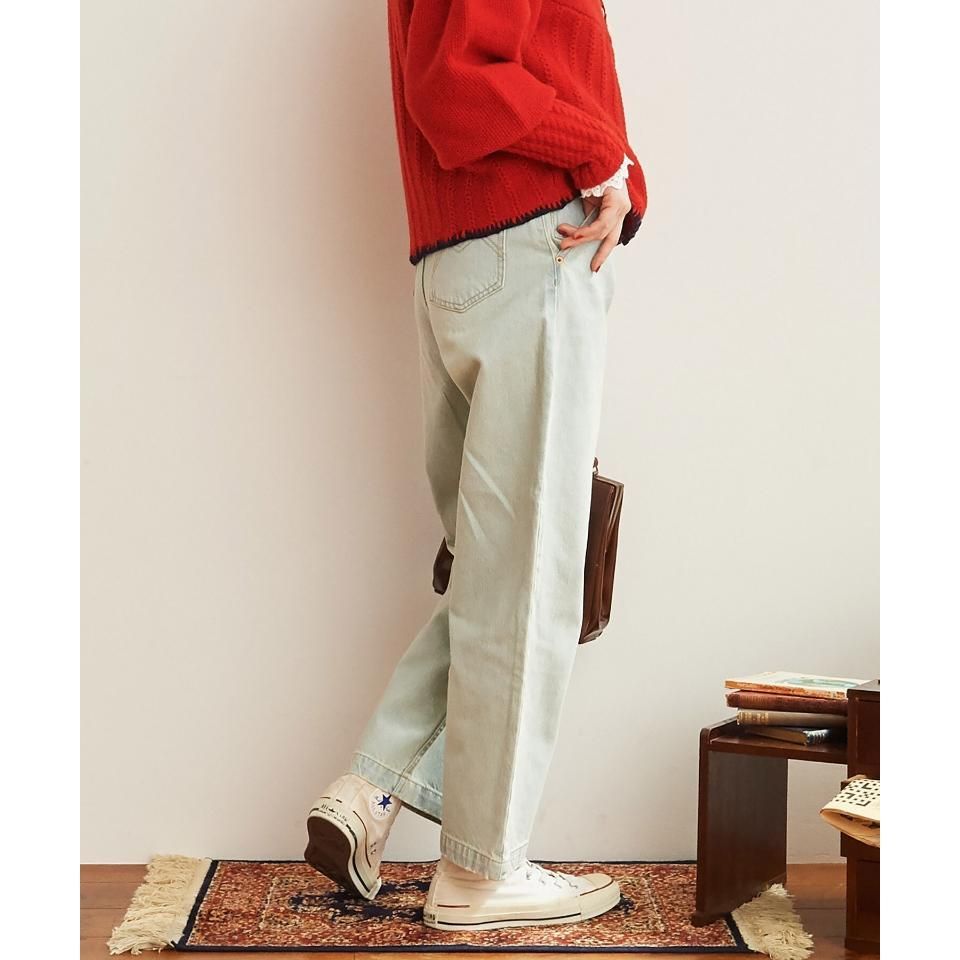CHILD WOMAN - 12.5ozデニムハイウエストパンツ(1601PT002241 CHILD WOMAN - 12.5ozデニムハイウエストパンツ(1601PT002241