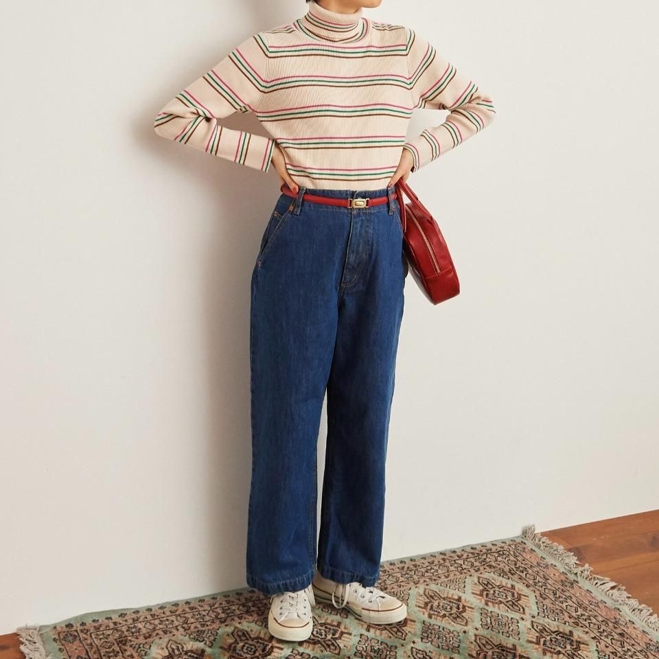 CHILD WOMAN - 12.5ozデニムハイウエストパンツ(1601PT002241 CHILD WOMAN - 12.5ozデニムハイウエストパンツ(1601PT002241