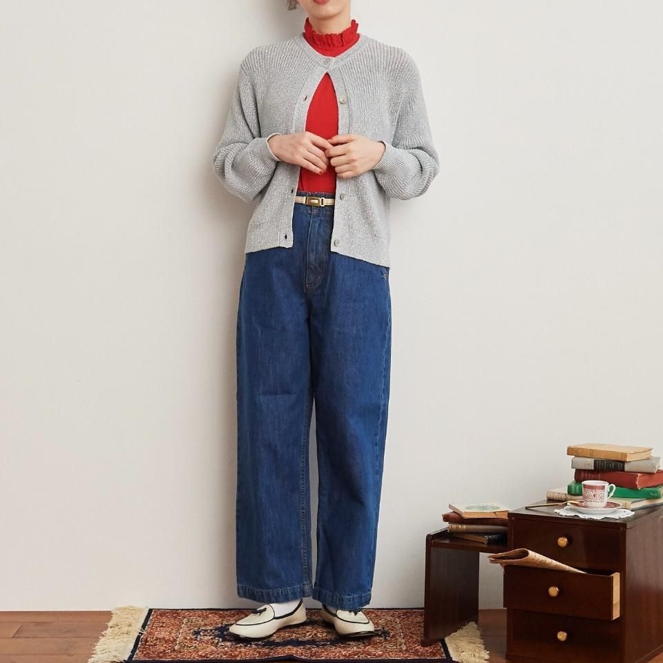 CHILD WOMAN - 12.5ozデニムハイウエストパンツ(1601PT002241 CHILD WOMAN - 12.5ozデニムハイウエストパンツ(1601PT002241