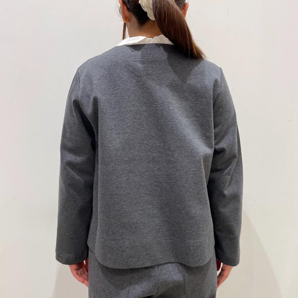 Anne number of OMEKASHI ポンチノーカラージャケット SARAHWEAR