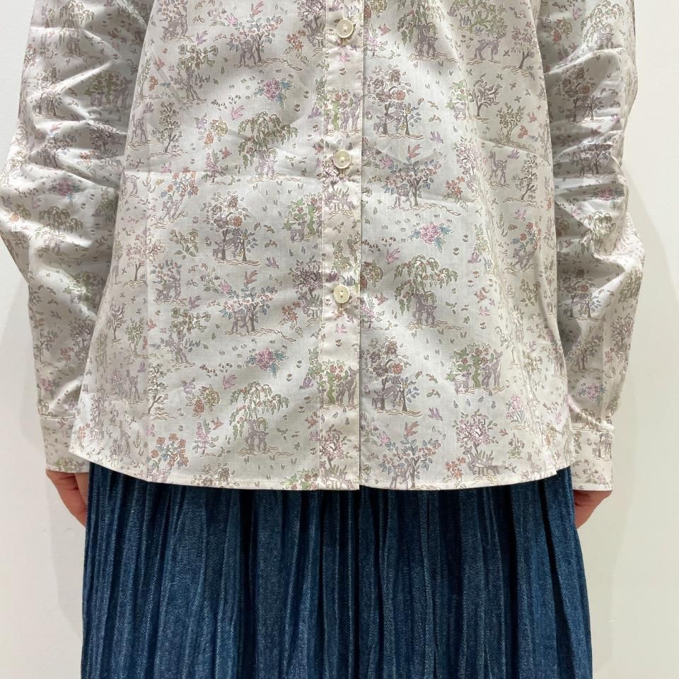Parkes - スタンドフリルブラウス【リバティコレクション