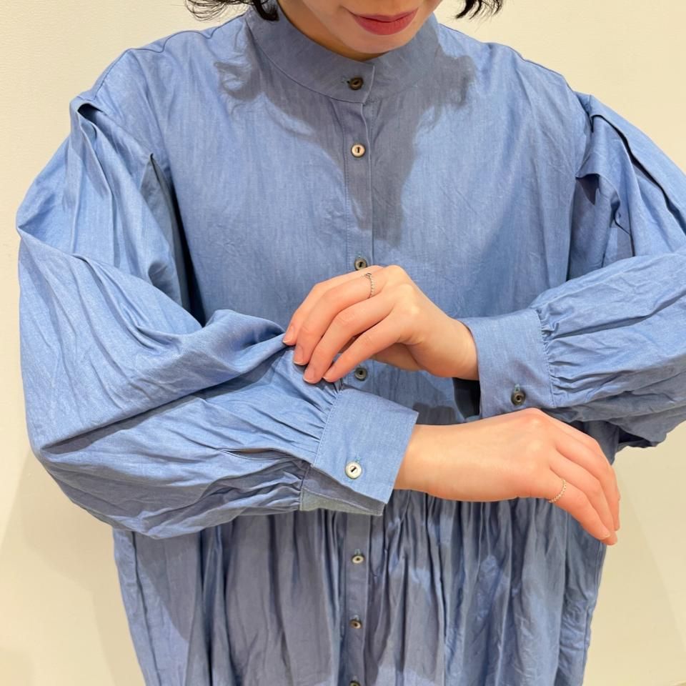 ina - 肩タックウエスト切替ギャザーワンピース(236143 ina - 肩タックウエスト切替ギャザーワンピース(236143