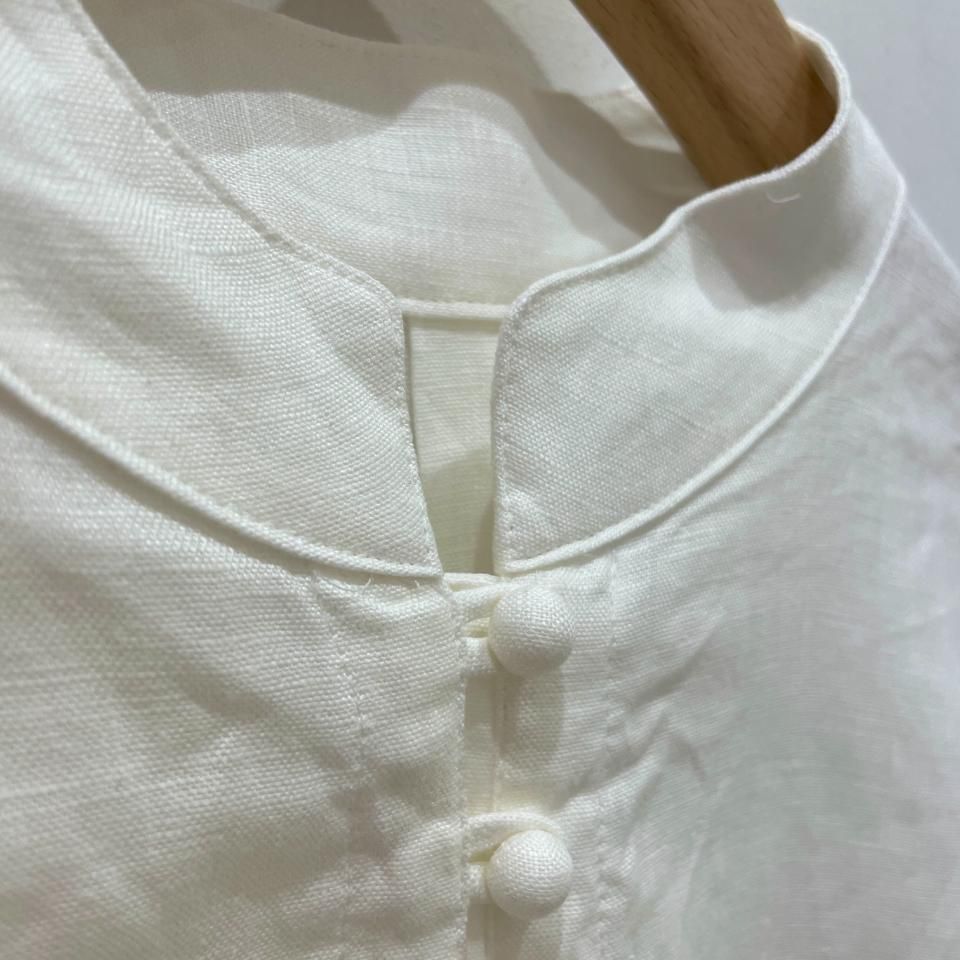 クイーンサイズ】アクセサリー付き 2wayスキッパーカラーシャツ