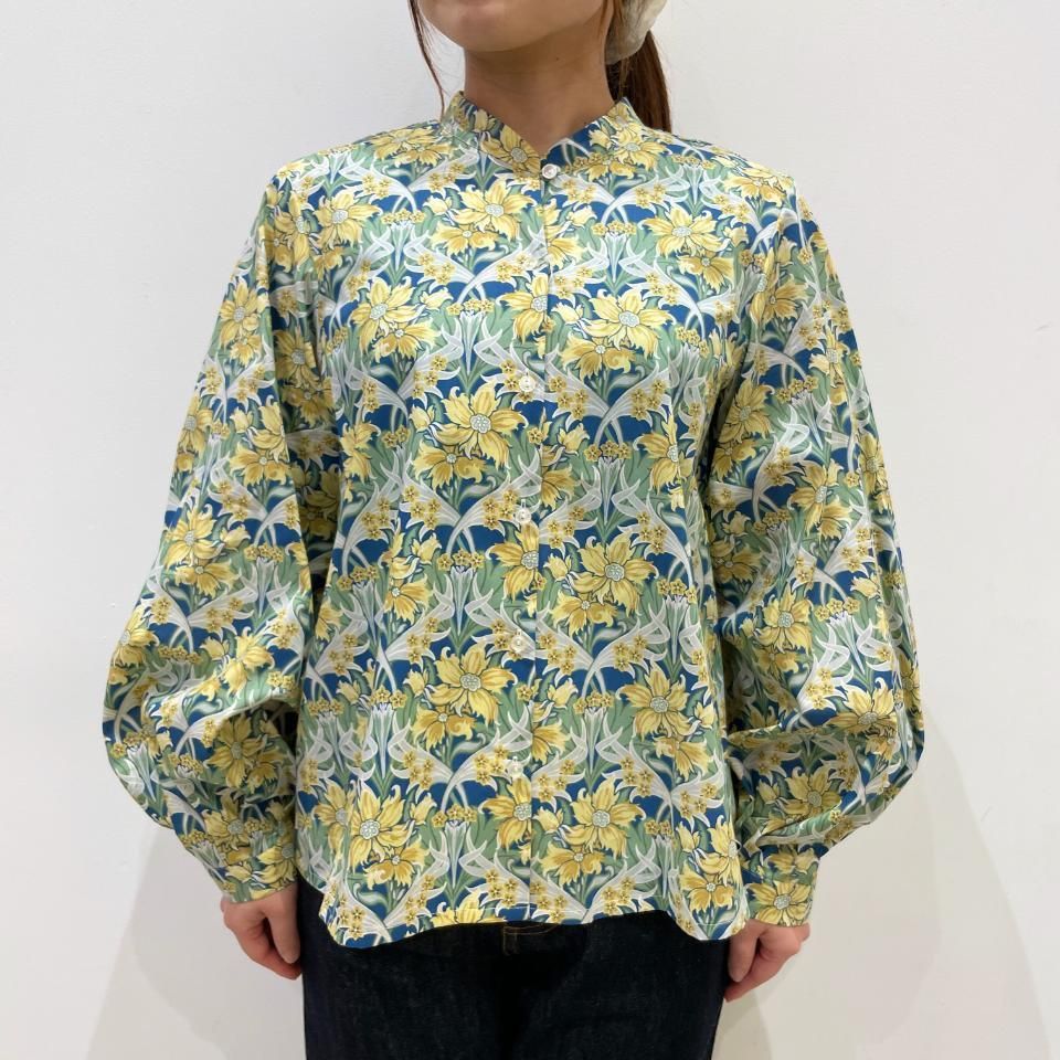 【桜草】j.sloaneリバティ タナローン モーティマーブラウス 桜草様専用】j.sloaneリバティ タナローン モーティマーブラウス