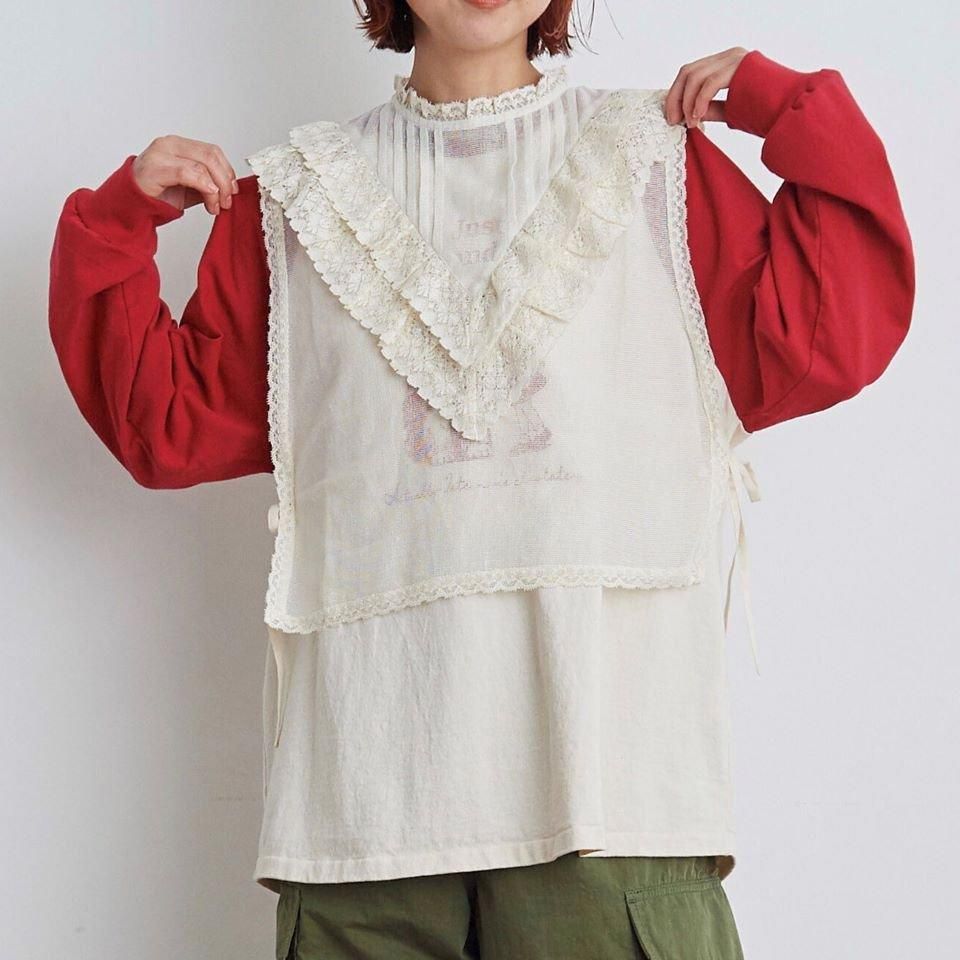 CHILD WOMAN - ＜Dot and Stripes＞コットンメッシュ レース