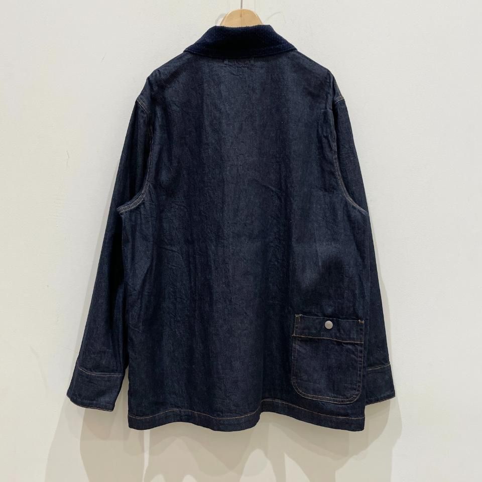 レディース SARAHWEAR サラウェア　Indigo Denim Farmer's Jacket デニムジャケット　ワークジャケット　デニムカバーオール　C60212 楽天市場】レディース SARAHWEAR サラウェア Indigo Denim