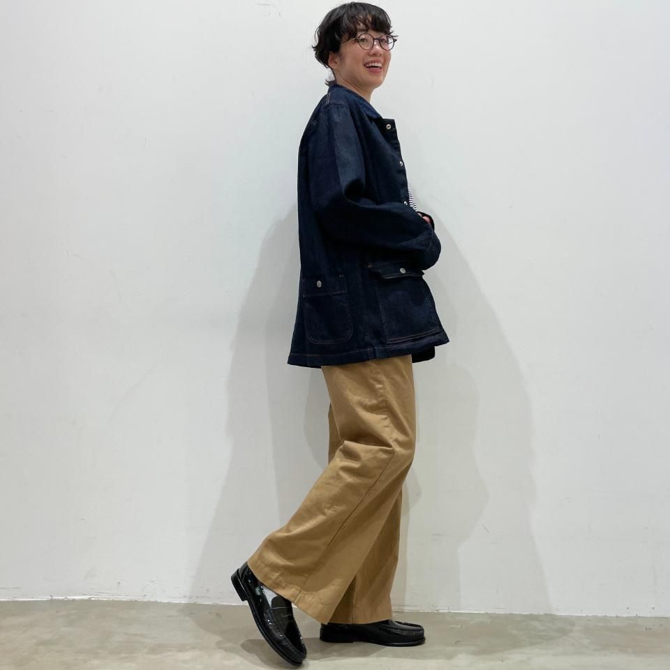 SARAHWEAR - ＜Sam＞Indigo Denim Farmer's Jacket（C60212