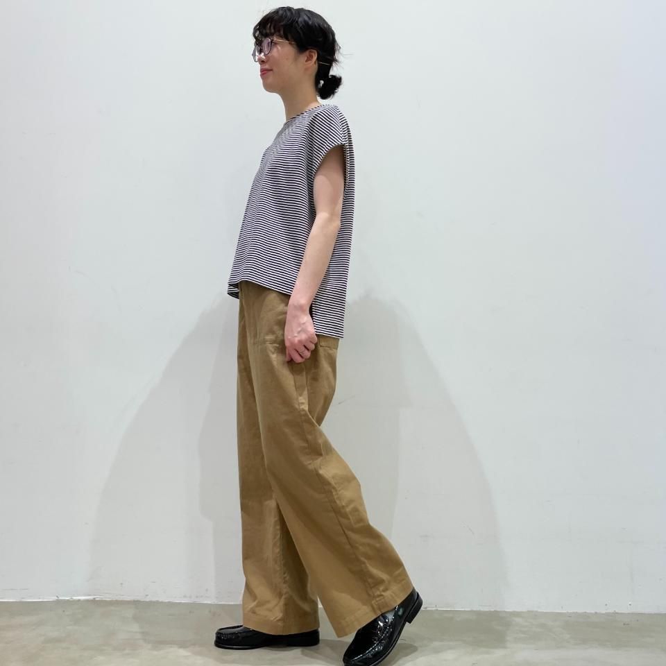 SARAHWEAR - ＜Carole＞Organic Cotton Twill Baker Pants