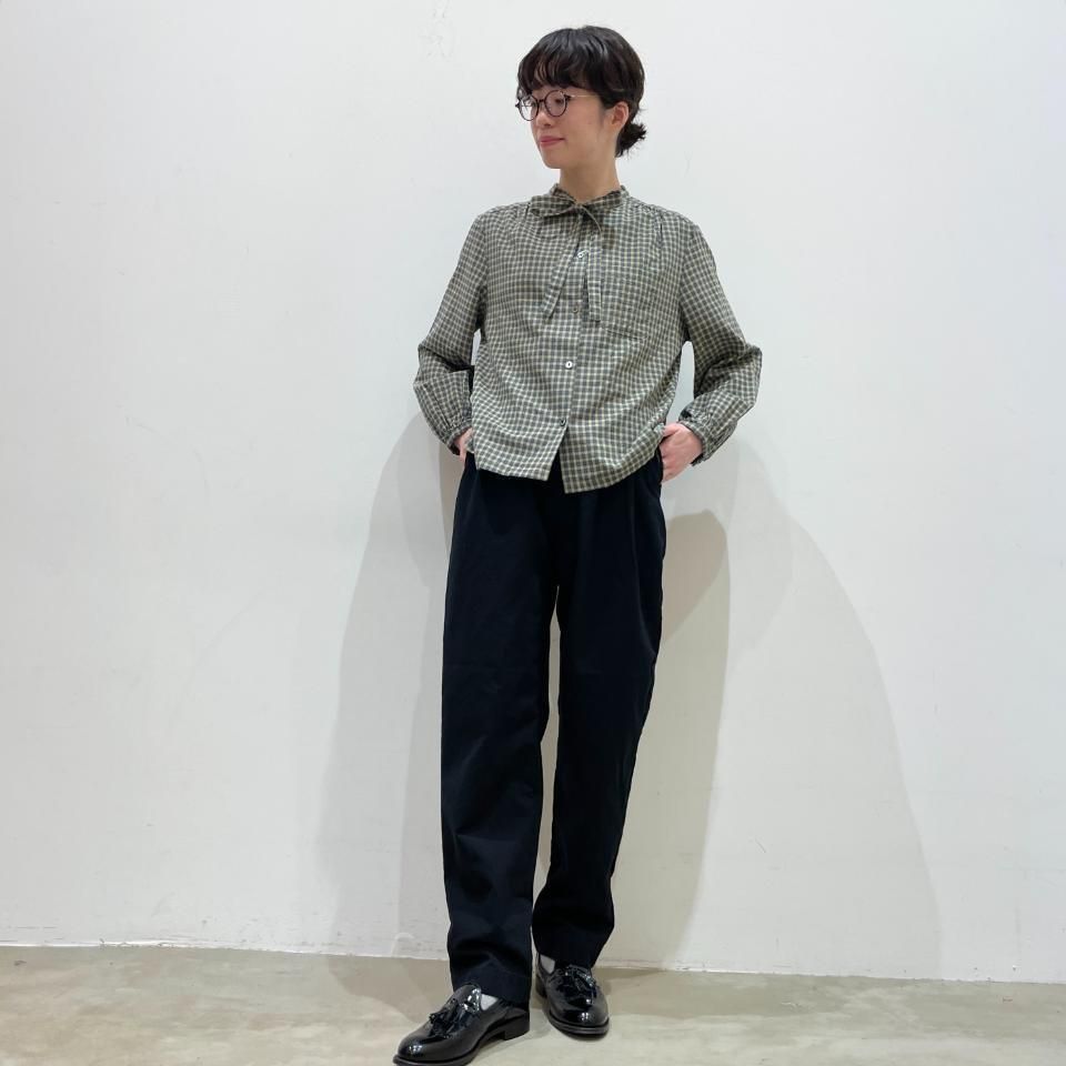 サラウェア ドビーチェックボウタイブラウスMarin 楽天市場】レディース SARAHWEAR サラウェア ストライプ ドビー