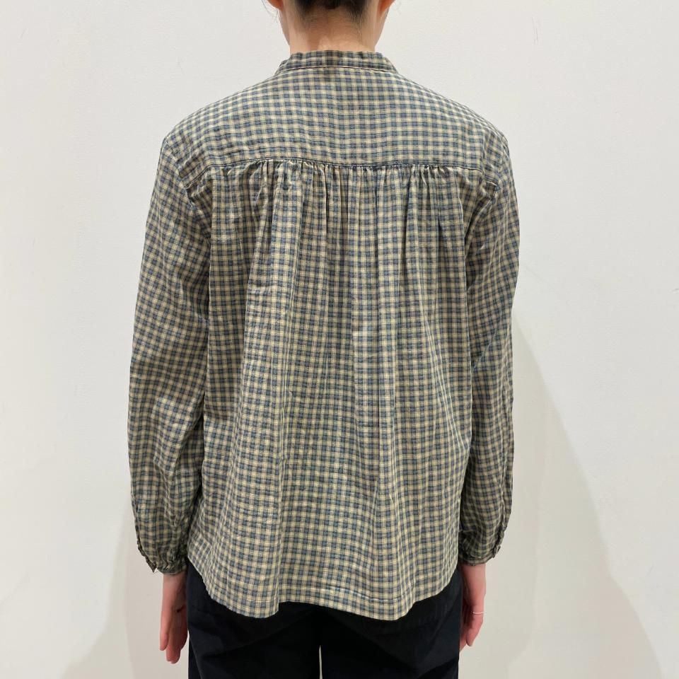 SARAHWEAR - ＜Marin＞Dobby Check Bow-tie Blouse（C52899