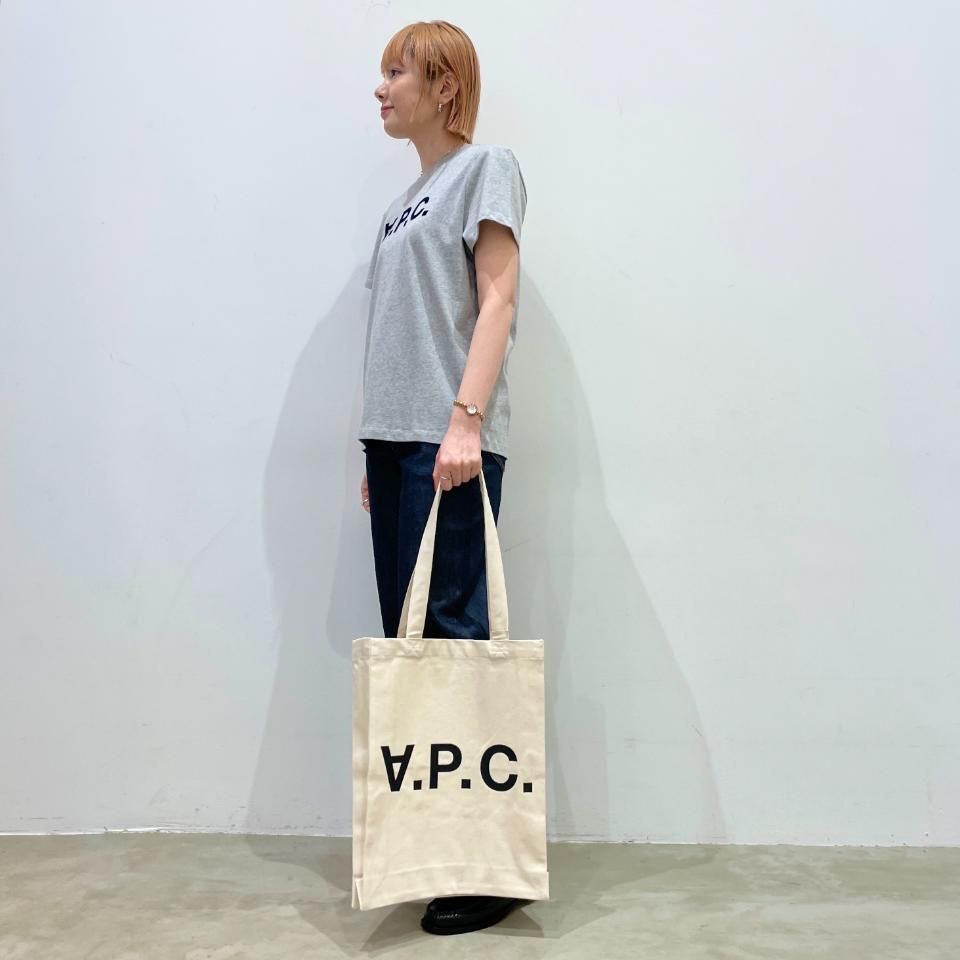 A.P.C. - Laure ブラックロゴトートバッグ（25082102490