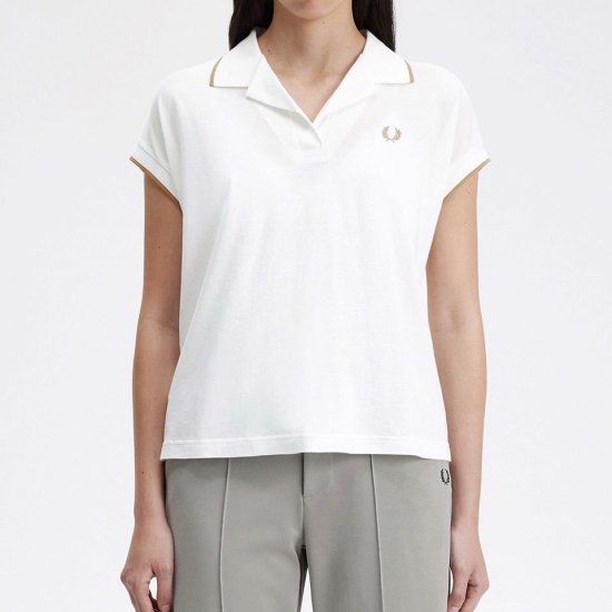 FRED PERRY - Open-Collar Polo Shirt (G7142) 谷
