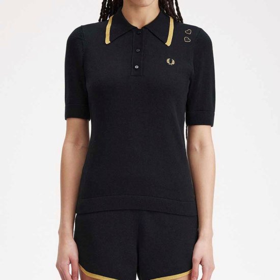 FRED PERRY - Amy Winehouse Knitted Shirt (SK7105) 谷