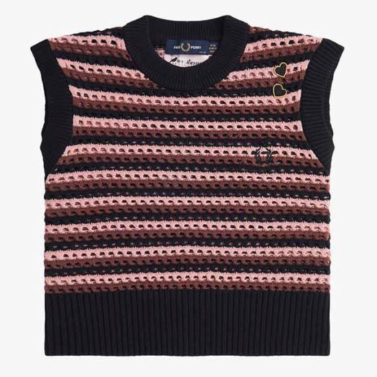 FRED PERRY - Amy Winehouse Open-Knit Tank (SK7109) 谷