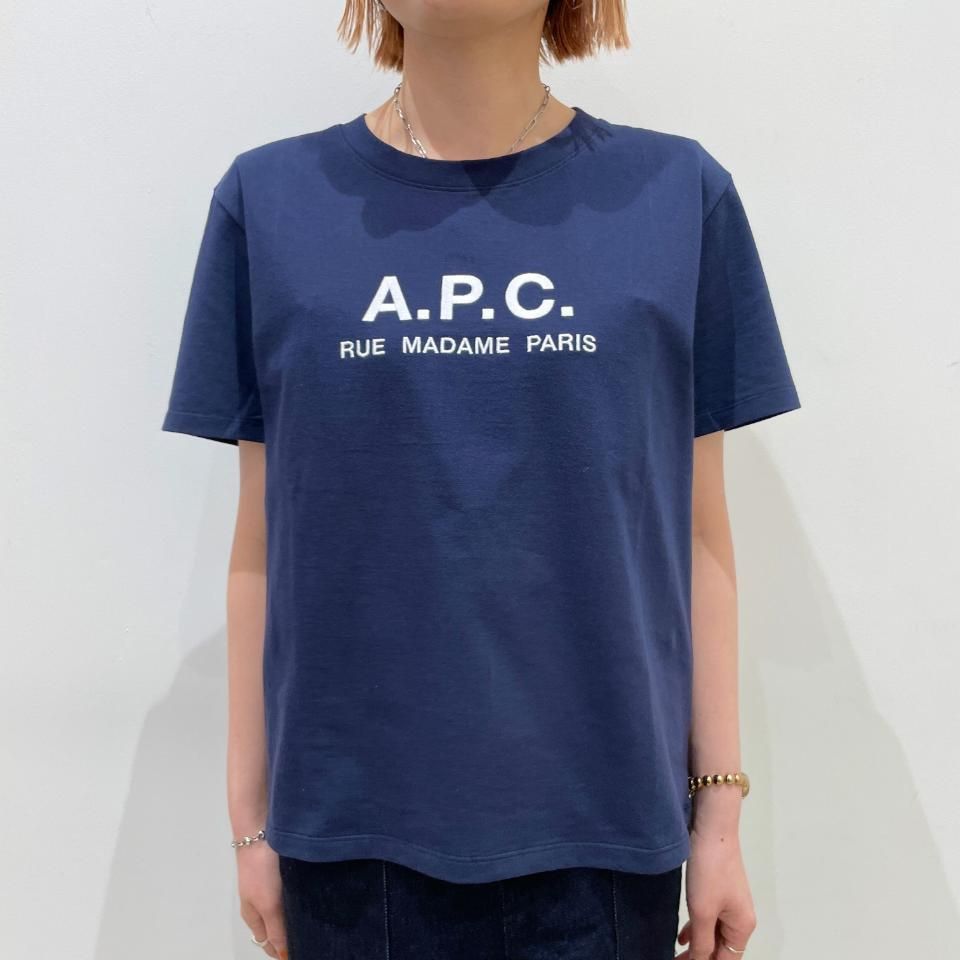 Tシャツ・カットソー A.P.C. T-SHIRT RUE MADAME Boxy Rue Madame T-Shirt | Organic Cotton Jersey | A.P.C.