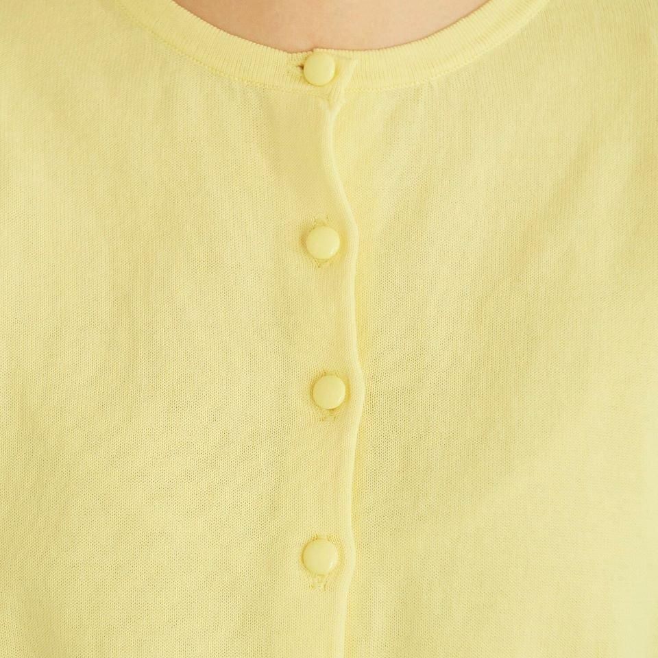 8on8 22ss カーディガン 求心 ショート zip カーディガン