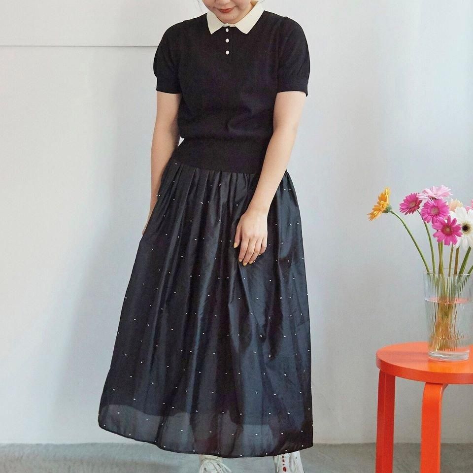 CHILD WOMAN - 3/64 Cool Cotton ポロニット (0101KN006241