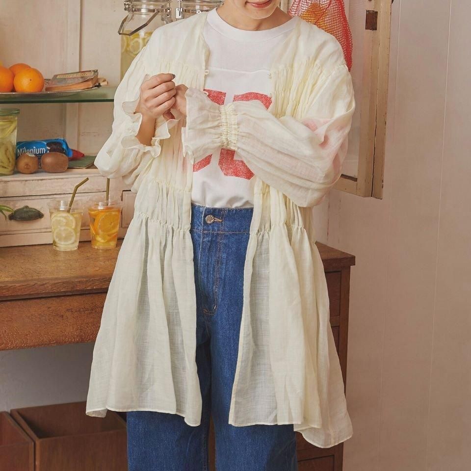 CHILD WOMAN - <Dot and Stripes> ラミーローン シャーリング CHILD WOMAN - <Dot and Stripes> ラミーローン シャーリング