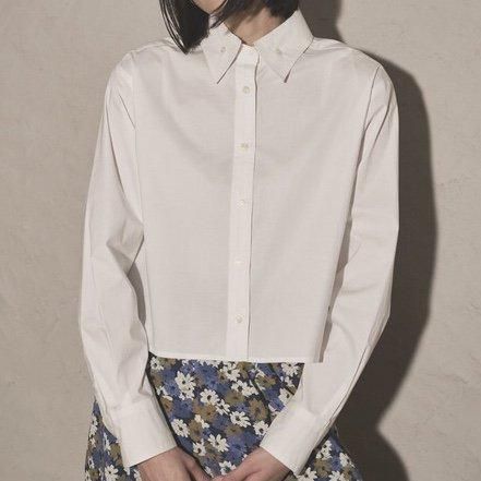 Audrey and John Wad - 2wayカラークレリックショートシャツ (L2103