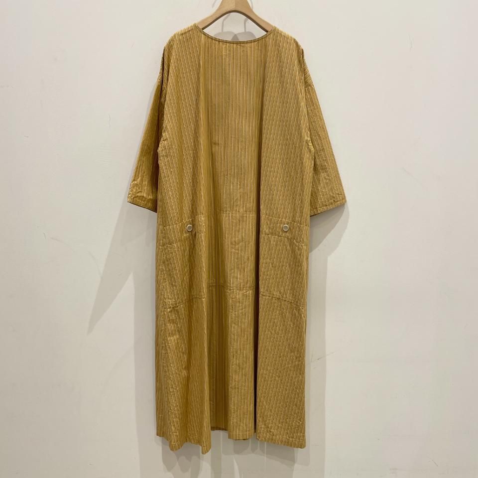 SARAHWEAR - ＜Two Way Dress＞Cotton Linen Stripe（C71229