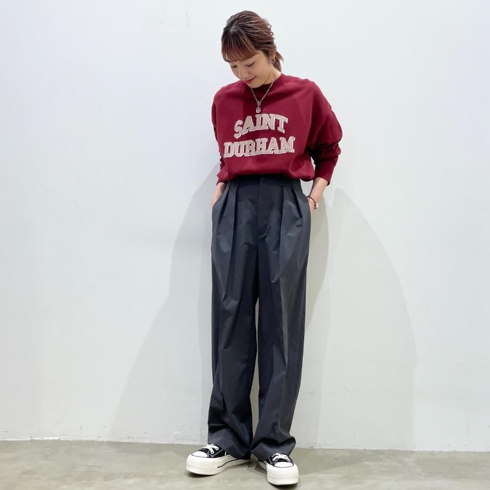 aqua fits - 2タック 背中インゴムパンツ（JSAAP0911D-01） - Sheth