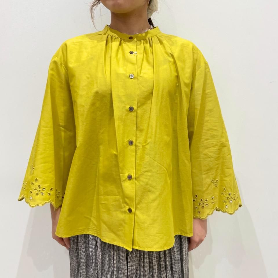 Parkes - 60ローン オリジナルスカラップ刺繍ブラウス（PH2421000