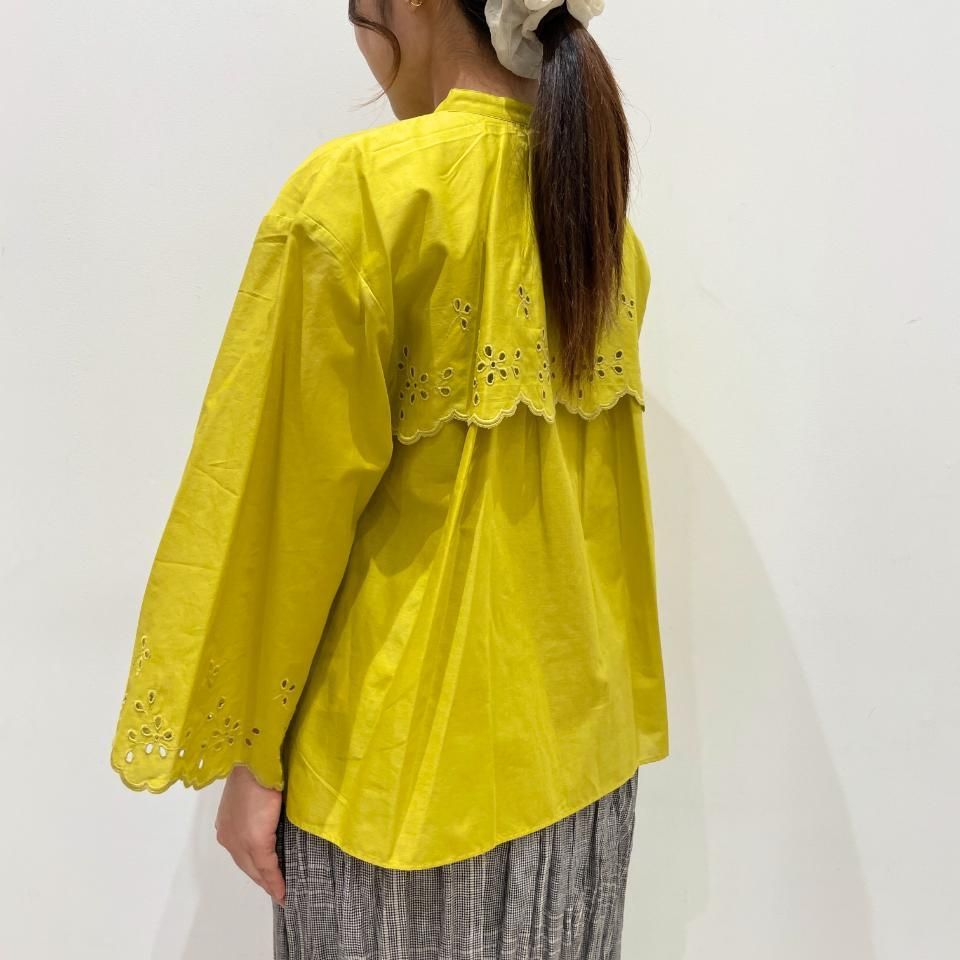 Parkes - 60ローン オリジナルスカラップ刺繍ブラウス（PH2421000