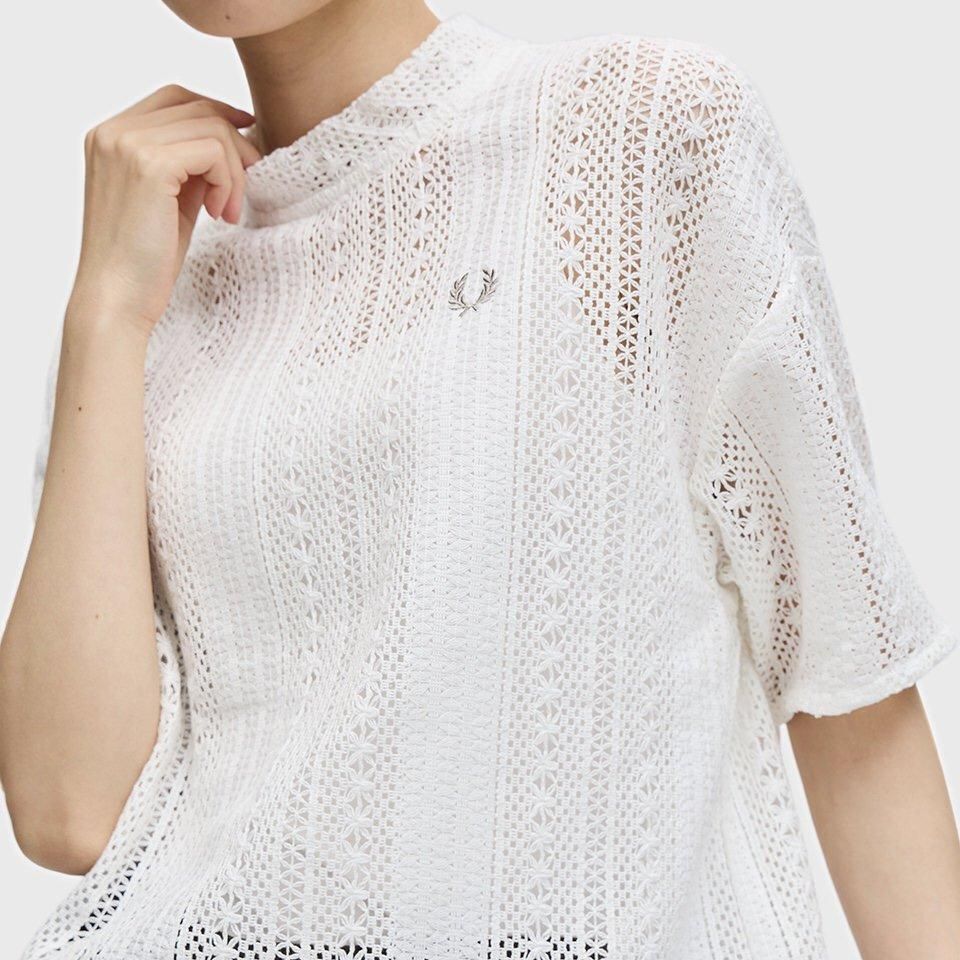美品 FRED PERRY Lace Topレース編みG7135/129 - メルカリ