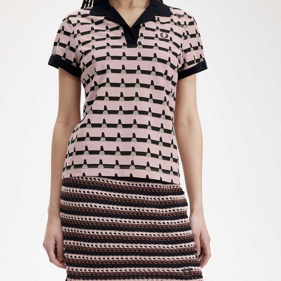 FRED PERRY - Amy Winehouse Printed Polo Shirt (SG7103) 正規
