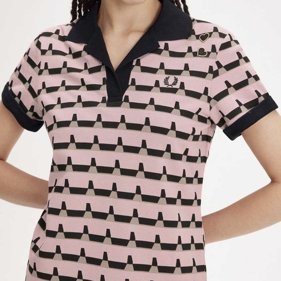 FRED PERRY - Amy Winehouse Printed Polo Shirt (SG7103) 谷