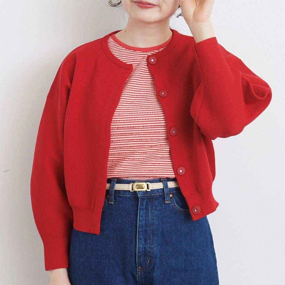 CHILD WOMAN - <Dot and Stripes>AMOSSAミラノリブ CHILD WOMAN - <Dot and Stripes>AMOSSAミラノリブ