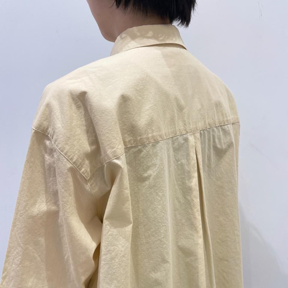 Parkes - 綿ローン 前身頃オリジナル刺繍7分袖シャツ（PH2411000