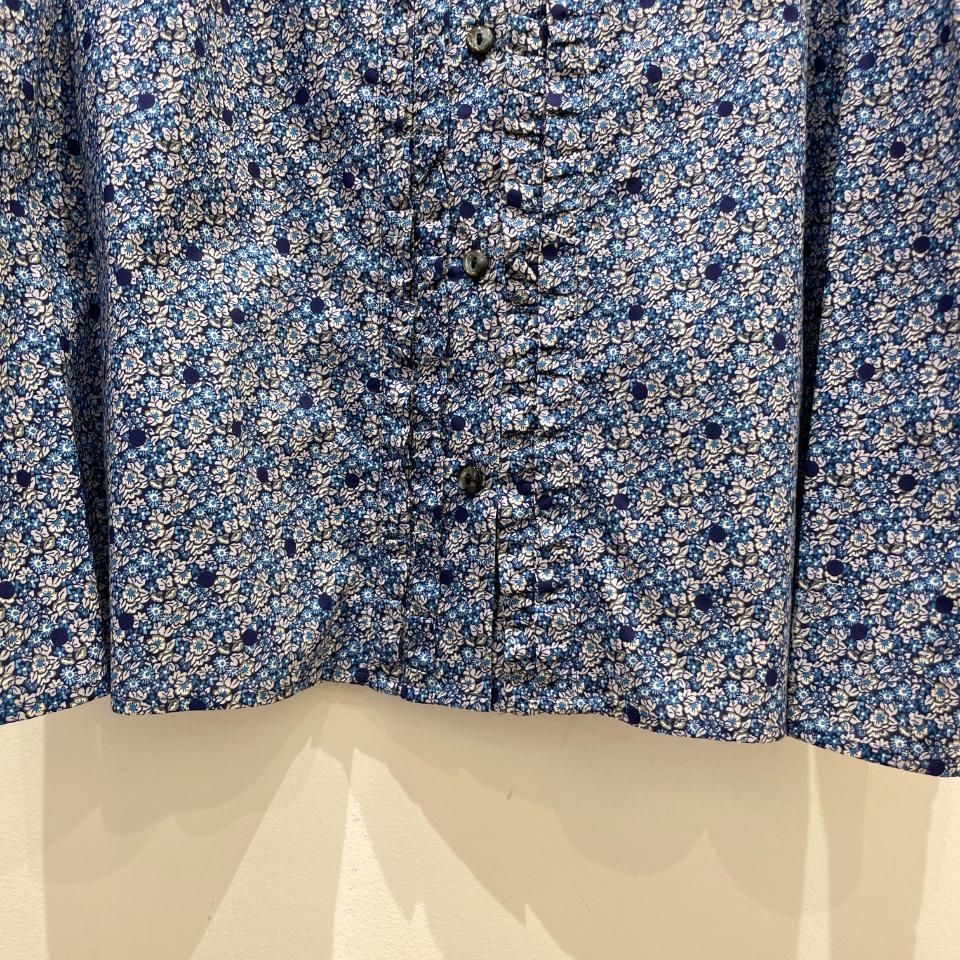 J.sloane - 前立てフリル 7分袖ブラウス【リバティコレクション