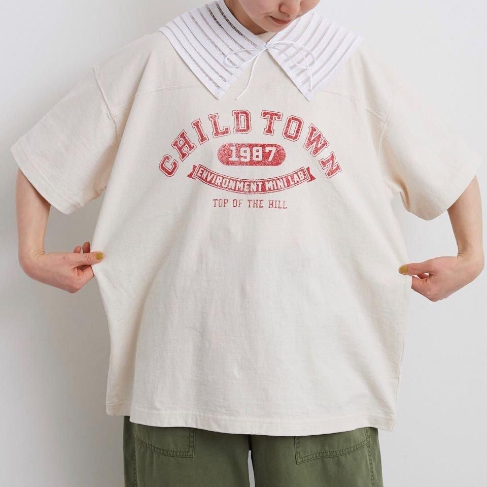 CHILD WOMAN - オーガニック天竺 CHILDTOWN ロゴTシャツ