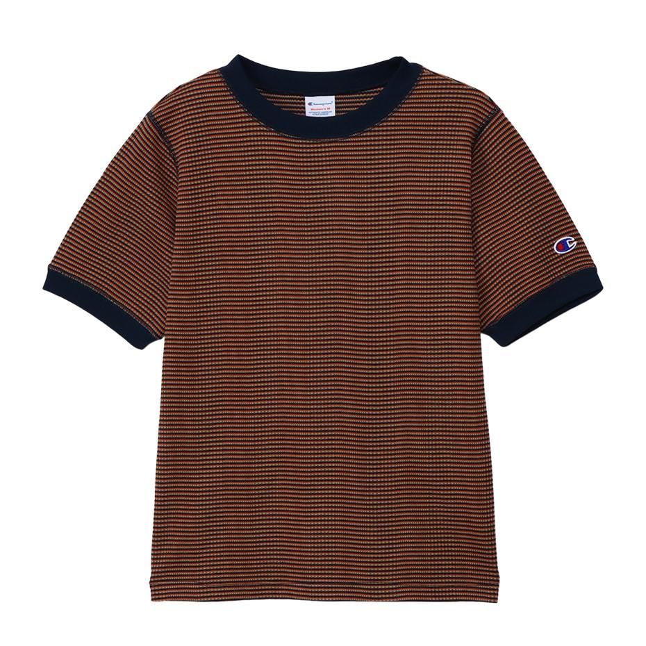 Champion - ウィメンズ ボーダーショートスリーブTシャツ 24SS