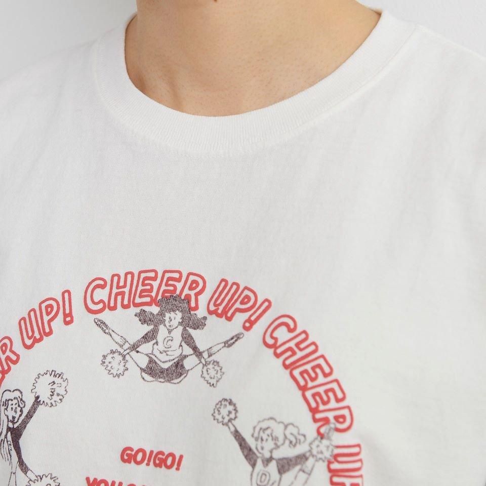 CHILD WOMAN - 16/天竺 CHEER GIRLプリントTシャツ