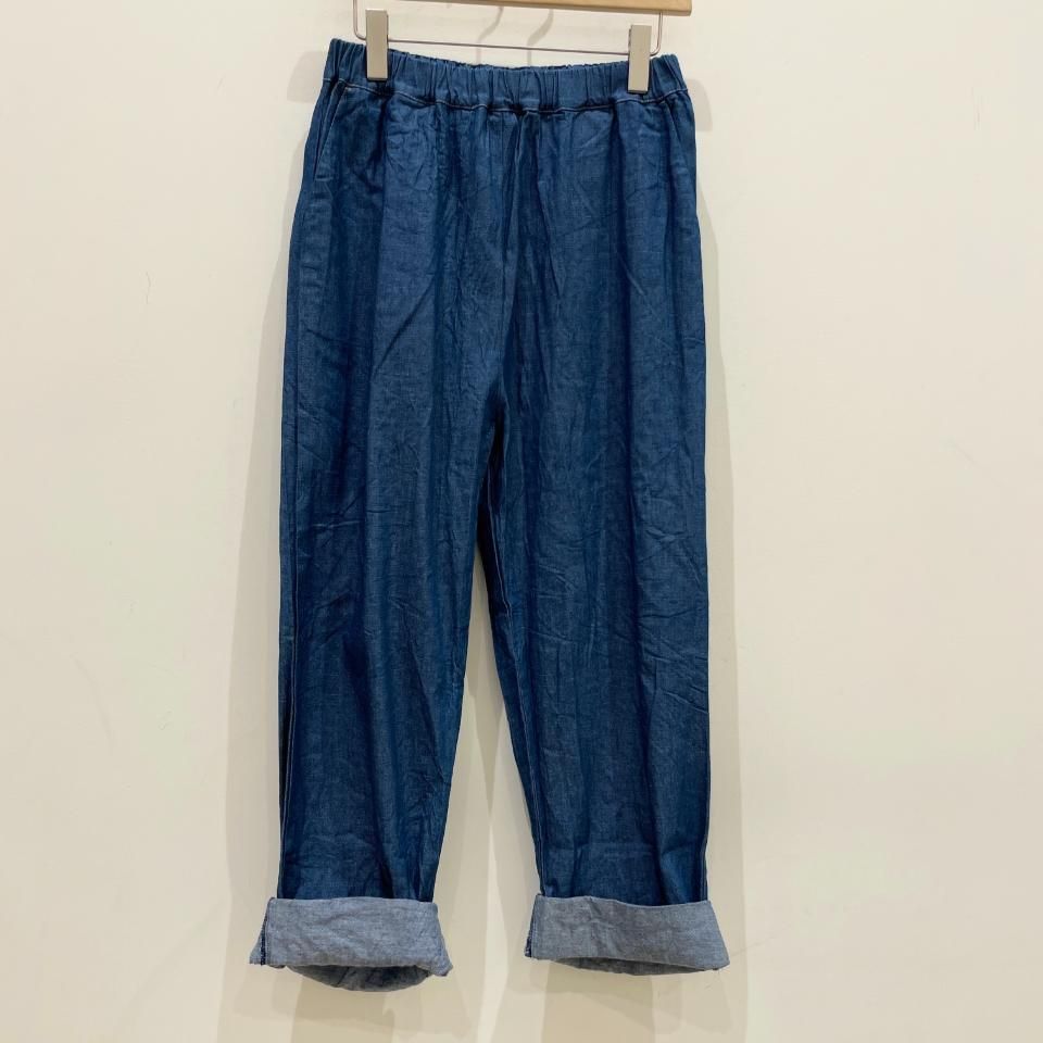 NARU(ナル) 7ozサマーデニム ロールアップパンツ 655802