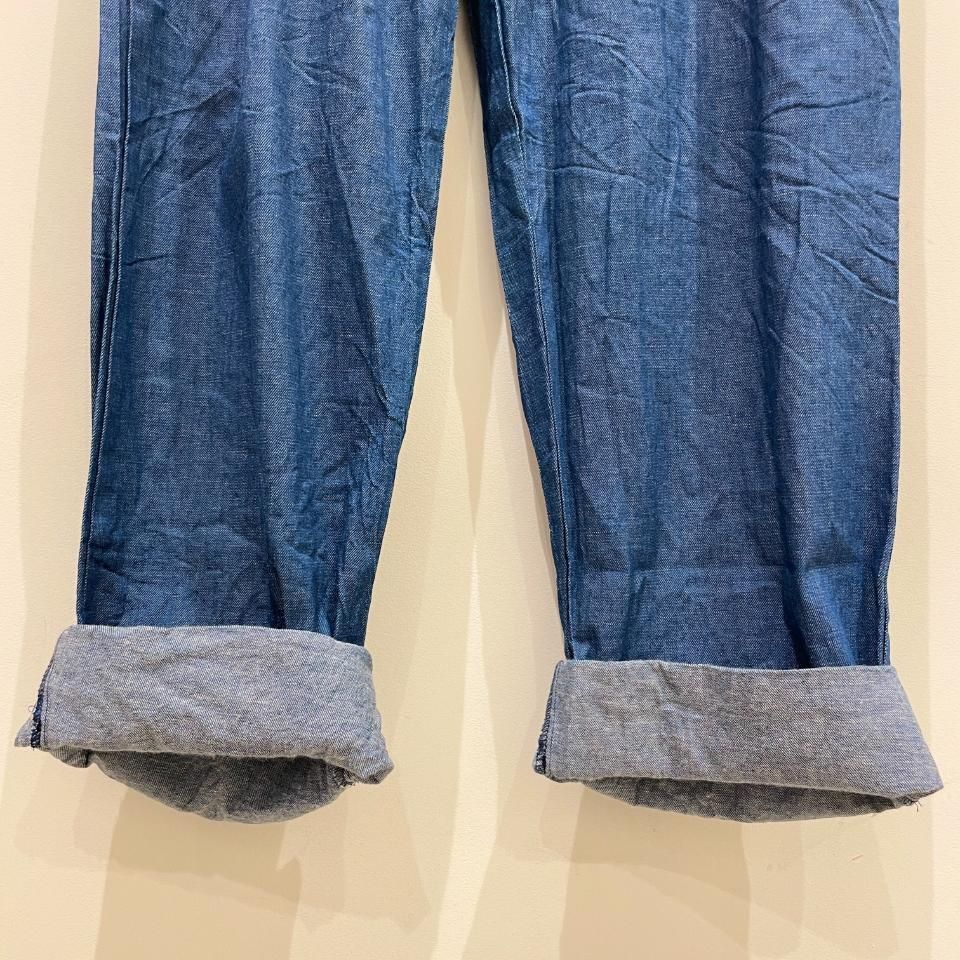 ♡さん専用 10/15納期 縦ロール NARU - 7オンス サマーデニム ロールアップパンツ（655802） - Sheth