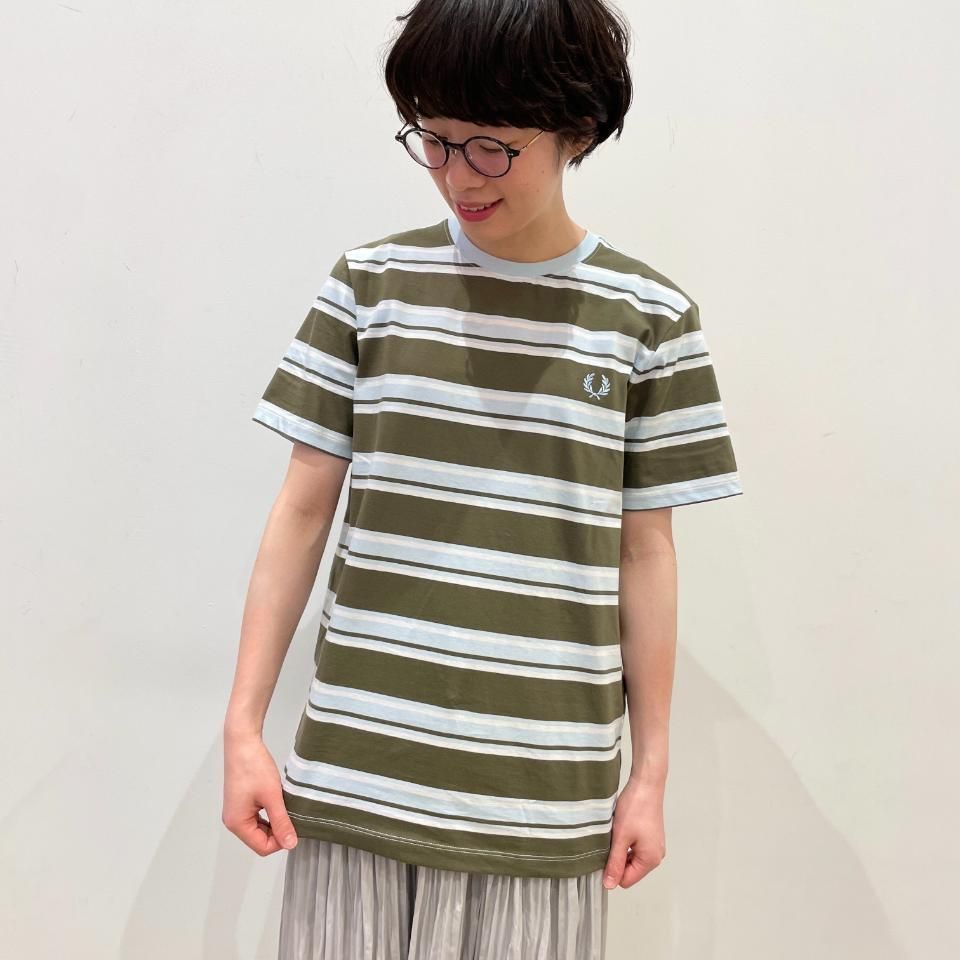 FRED PERRY - Stripe T-Shirt (M6557) 正規取扱商品 - Sheth