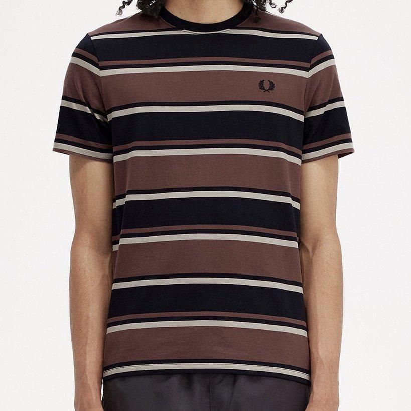 FRED PERRY - Bold Stripe T-Shirt (M6558) 正規取扱商品