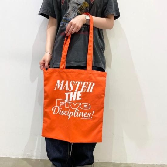 GOOD ROCK SPEED - MASTER THE FIVE TOTE BAG (24ORG007B)